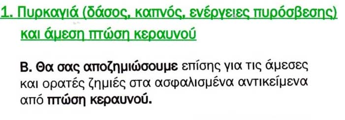 AXA: ασφαλιστικός όρος Κεραυνός