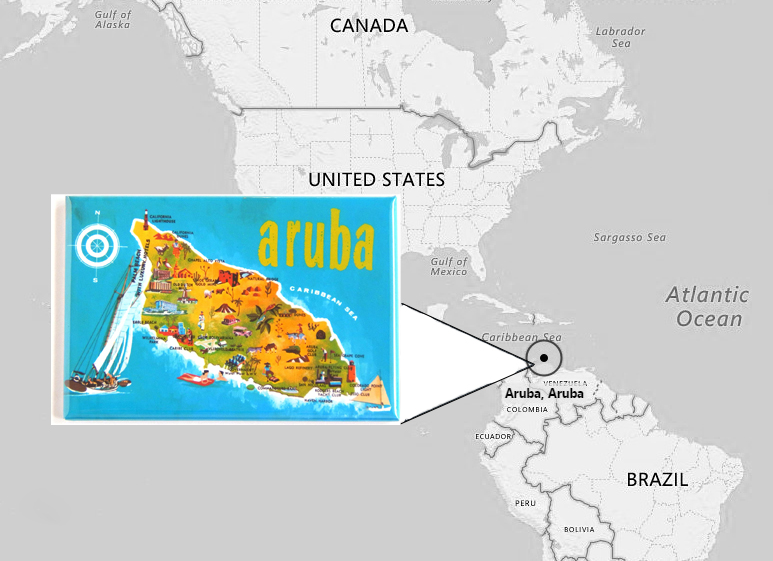 Aruba Map