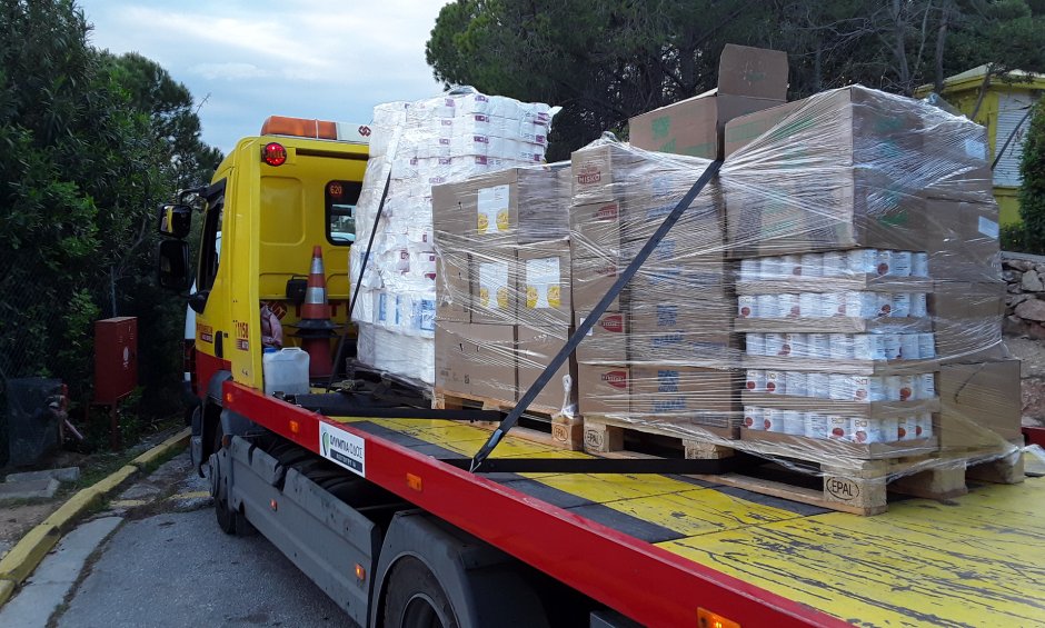 Συνεισφορά κοινωνικής αλληλεγγύης με 4,3 τόνους τροφίμων από την INTERAMERICAN κατά την περίοδο της κρίσης