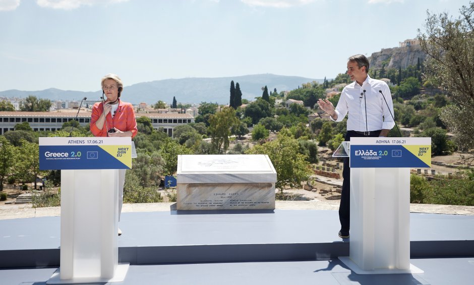 Ανακοινώθηκε στην Αρχαία Αγορά, η επίσημη έγκριση του Εθνικού Σχεδίου Ανθεκτικότητας και Ανάκαμψης