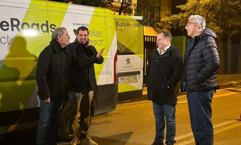 Safe Roads project: Νύχτα στην πόλη με την εκπομπή Traction και τον Αλέξη Πανταζή και Αιμίλιο Μάρκου της Hellas Direct