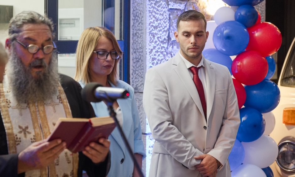 Εγκαίνια στο ασφαλιστικό γραφείο Brocare Insurance - Κουτουλέα στη Μάνη με παρουσία εκπροσώπων ασφαλιστικών εταιρειών, πελατών και συνεργατών