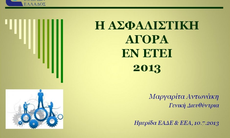 H Ασφαλιστική αγορά το 2013