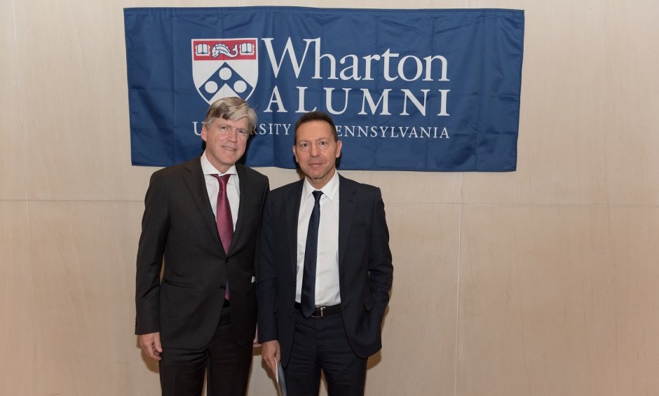Ο Γιάννης Στουρνάρας στο πρώτο Leadership Forum του Wharton Club of Greece