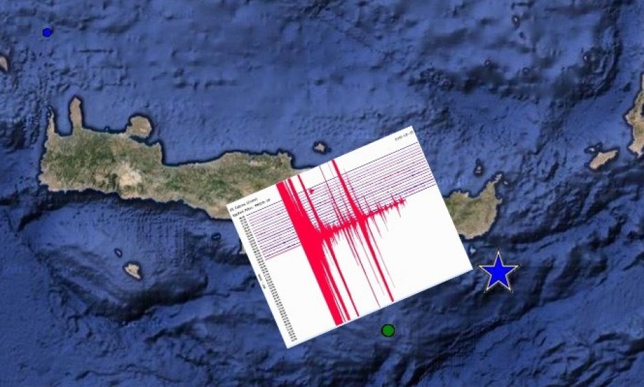Ισχυρός  σεισμός ταρακούνησε την Κρήτη