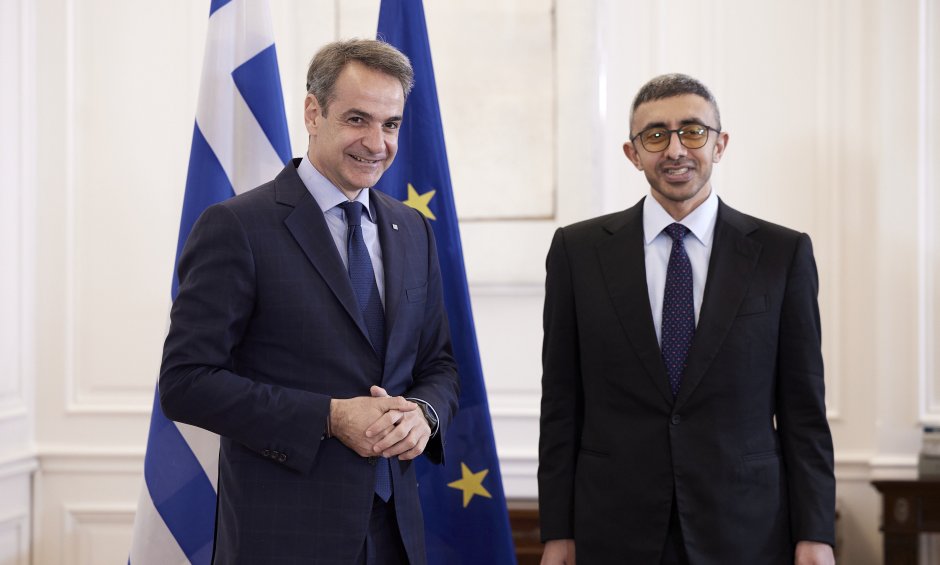 Συνάντηση Κ. Μητσοτάκη με τον Υπ. Εξωτερικών των Ηνωμένων Αραβικών Εμιράτων: Τι προβλέπεται για τη σχέση των δύο κρατών;