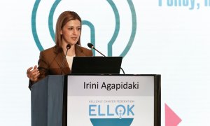 Ειρήνη Αγαπηδάκη από 2nd Synergies Forum on Cancer: Νέα προγράμματα πρόληψης και έρευνα αξιολόγησης ΑΙ στη διάγνωση του καρκίνου