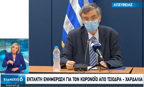 "Κόκκινο καμπανάκι" για την εξέλιξη της πανδημίας από τον Σωτήρη Τσιόδρα!