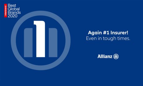 Η Allianz αναδεικνύεται για άλλη μία φορά ως το νούμερο ένα ασφαλιστικό brand παγκοσμίως