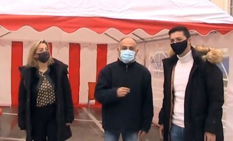Επίσκεψη Κωνσταντίνου Μάκαρη στο νοσοκομείο Ναυπλίου για την ογκολογική κλινική (video)