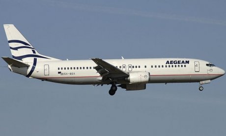 Aegean: Ζημιές 44,3 εκατ. ευρώ και πτώση 70% στον τζίρο