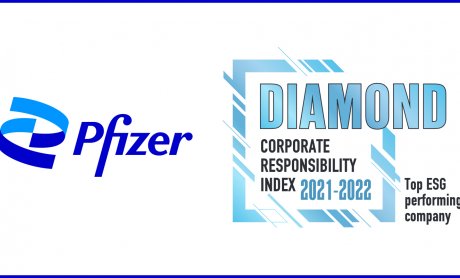 Ανώτατη διάκριση «Diamond» στη Pfizer Hellas για τη στρατηγική Εταιρικής Κοινωνικής Ευθύνης!