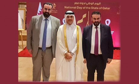 Εθνική Ημέρα του Κατάρ - Παρόντες οι αδελφοί Νάσος και Αλέξης Λιάγκας της NÕS INSURANCE SERVICES.
