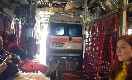 Επιχείρηση αεροδιακομιδής 7χρονου ασθενούς από το Ωνάσειο Κ.Κ. στη Ρώμη από ειδική ιατρική ομάδα Ιταλών! (βίντεο)