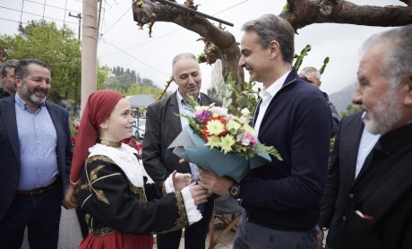 Ο Κ. Μητσοτάκης στην εκδήλωση υπογραφής του έργου ΣΔΙΤ για το τμήμα Χερσόνησος - Νεάπολη του ΒΟΑΚ