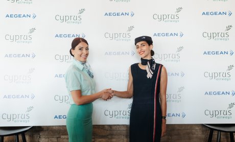 Συνεργασία AEGEAN και Cyprus Airways για πτήσεις κοινού κωδικού