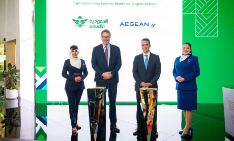 Η AEGEAN και η Saudia ανακοίνωσαν τη συνεργασία τους για πτήσεις κοινού κωδικού κατά τη διάρκεια της Arabian Travel Market 2024, στο Ντουμπάι!