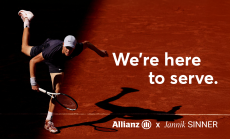 Ο Jannik Sinner και ο όμιλος Allianz ανακοινώνουν πολυετή παγκόσμια συνεργασία