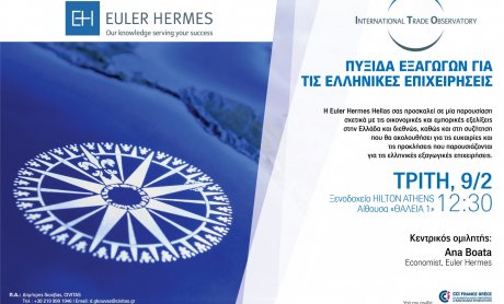 Euler Hermes Hellas: Πυξίδα εξαγωγών για τις Ελληνικές επιχειρήσεις