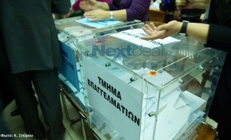 Κλείνουν οι κάλπες στις 19.00 στο Επαγγελματικό Επιμελητήριο