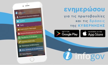 Η εφαρμογή “infogov” ανανεώνεται με νέες κατηγορίες και δυνατότητες για τους χρήστες!