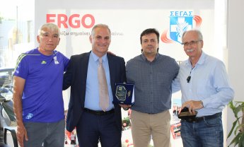 ERGO: Τελετή παράδοσης εισιτηρίου προς τη νικήτρια ομάδα Run Greece της Περιφέρειας Κρήτης