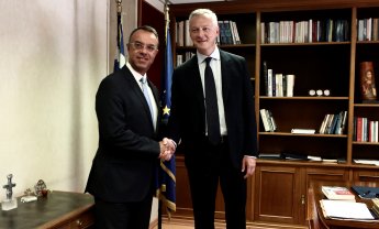 Συνάντηση του Υπουργού Οικονομικών με τον Γάλλο ομόλογό του