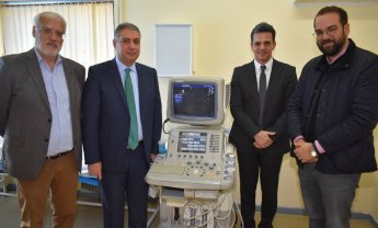 Δωρεά ιατρικού εξοπλισμού από την Affidea στο Κέντρο Υγείας Ακράτας