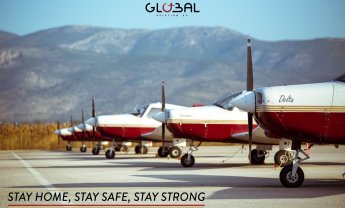 16 αεροσκάφη στη μάχη για τον Κορονοϊό απο την Global Aviation