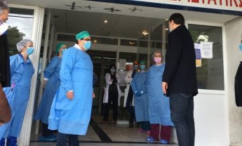 Επίσκεψη του Υπουργού Υγείας Βασίλη Κικίλια στο Γενικό Παναρκαδικό Νοσοκομείο Τρίπολης