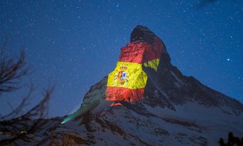 Μήνυμα συμπαράστασης στην Ισπανία από το Zermatt 