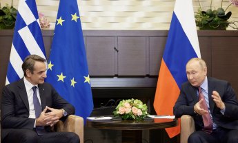 Συνάντηση του πρωθυπουργού Κυριάκου Μητσοτάκη με τον πρόεδρο της Ρωσικής Ομοσπονδίας Βλάντιμιρ Πούτιν