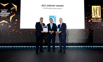 To βραβείο «ACI EUROPE Best Airport Award» στην κατηγορία 25-40 εκατ. επιβατών στον Διεθνή Αερολιμένα Αθηνών!