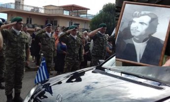 Επιμνημόσυνη δέηση για τον ήρωα της Κύπρου Αιμίλιο Μανιά στον Άγιο Δημήτριο Παραβόλας