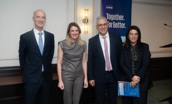 100+ κορυφαία στελέχη του ασφαλιστικού κλάδου συμμετείχαν στην εκδήλωση για την παρουσίαση της 15ης Ετήσιας Έκθεσης για την Ιδιωτική Ασφαλιστική Αγορά που πραγματοποίησε η KPMG στην Ελλάδα με τίτλο “The Future of Insurance”