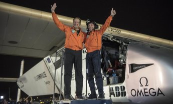 Τον γύρο του κόσμου έκανε το ηλιακό αεροπλάνο. Η Swiss Re Corporate Solutions χορηγός της αποστολής!