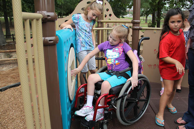 Inspiring Dream Playground Can Be Used By Kids In Wheelchairs 3