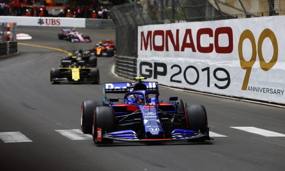 Στο Grand Prix του Μονακό και τα τέσσερα μονοθέσια με κινητήρα Honda τερμάτισαν στην πρώτη οκτάδα