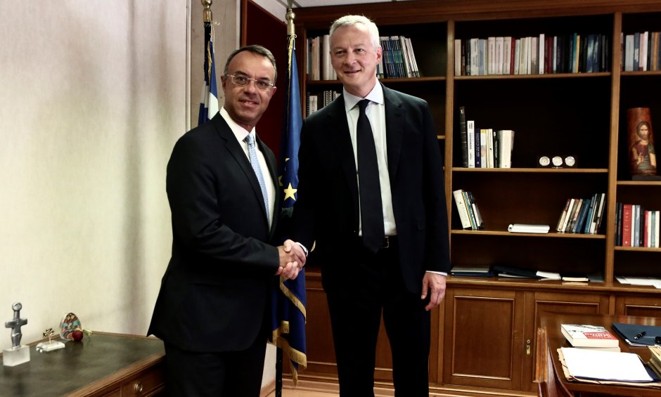 Συνάντηση του Υπουργού Οικονομικών με τον Γάλλο ομόλογό του