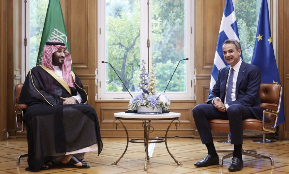 Σε θερμό κλίμα η συνάντηση Κυριάκου Μητσοτάκη - Mohammed bin Salman - Τι συμφωνίες υπογράφηκαν