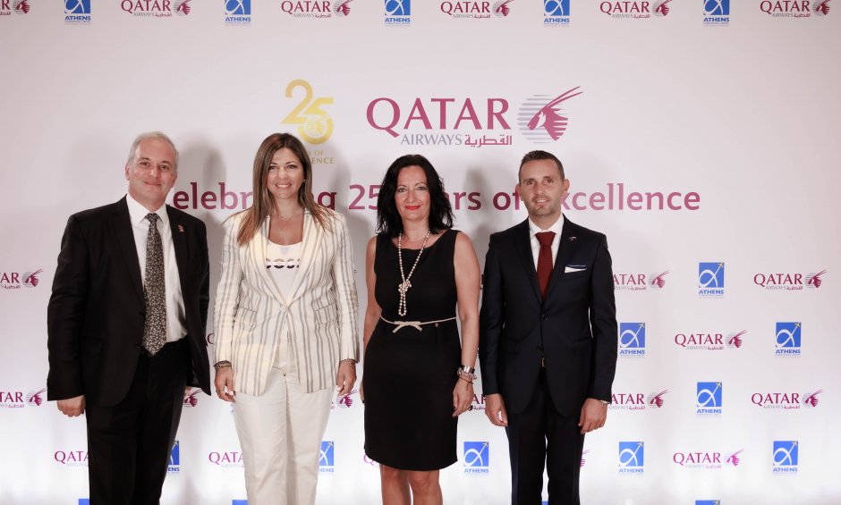 Η Qatar Airways και ο Διεθνής Αερολιμένας Αθηνών γιορτάζουν μαζί 25 χρόνια πτήσεων καθώς και την εμπορική αναδιοργάνωση της εταιρείας στην Ευρώπη