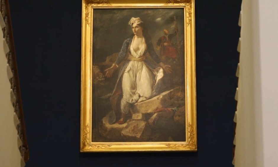 Στο Ξενοκράτειο Μουσείο ο πίνακας του Ντελακρουά «Η Ελλάδα στα ερείπια του Μεσολογγίου»