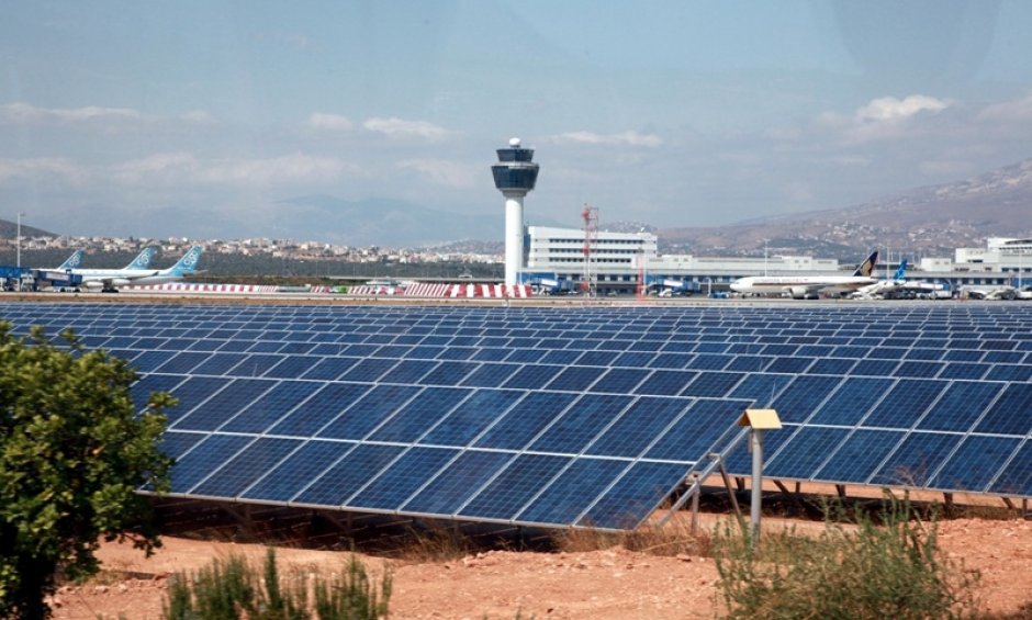 Ξεκίνησε φωτοβολταϊκό πάρκο στο αεροδρόμιο