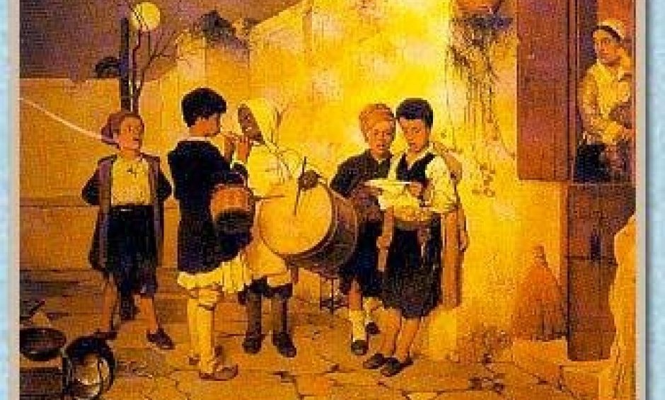 Αρχιμηνιά κι αρχιχρονιά κι αρχή καλός μας χρόνος, Άγιος Βασίλης έρχεται και όλους μας καταδέχεται