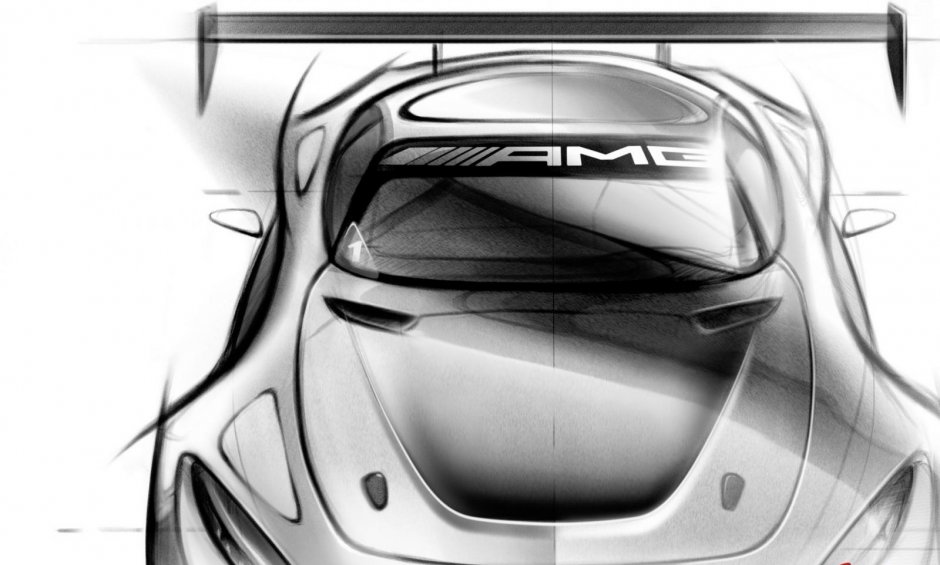 Το πρώτο σκίτσο της αγωνιστικής Mercedes-AMG GT3