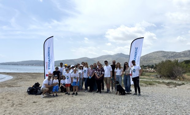 Όμιλος Ευρωκλινικής: Εθελοντική δράση καθαρισμού της Παραλίας Αγίου Παντελεήμονα στον Μαραθώνα