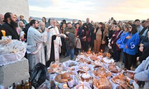 Ο Εσπερινός της Μεσοσπορίτισας στον αρχαιολογικό χώρο της Ελευσίνας