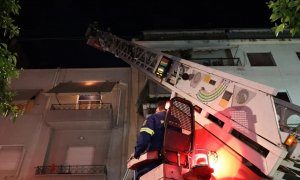 Φωτιά μετά από έκρηξη φιάλης υγραερίου σε διαμέρισμα στου Γκύζη