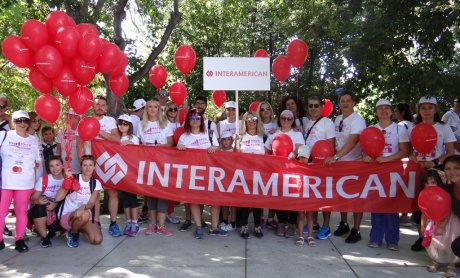 172 εργαζόμενοι της INTERAMERICAN στο «Greece Race for the Cure»