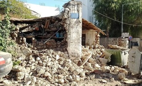 Σημαντικές ζημιές και επιχειρήσεις απεγκλωβισμού από τον ισχυρό σεισμό στο νομό Ηρακλείου!